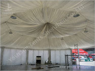 Luxury Decoration Gazebo Canopy Tents , Glass Wall Outside Gazebos Canopies