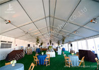 White Soft Water proof PVC Fabric large outdoor canopy tent , 100% utilization